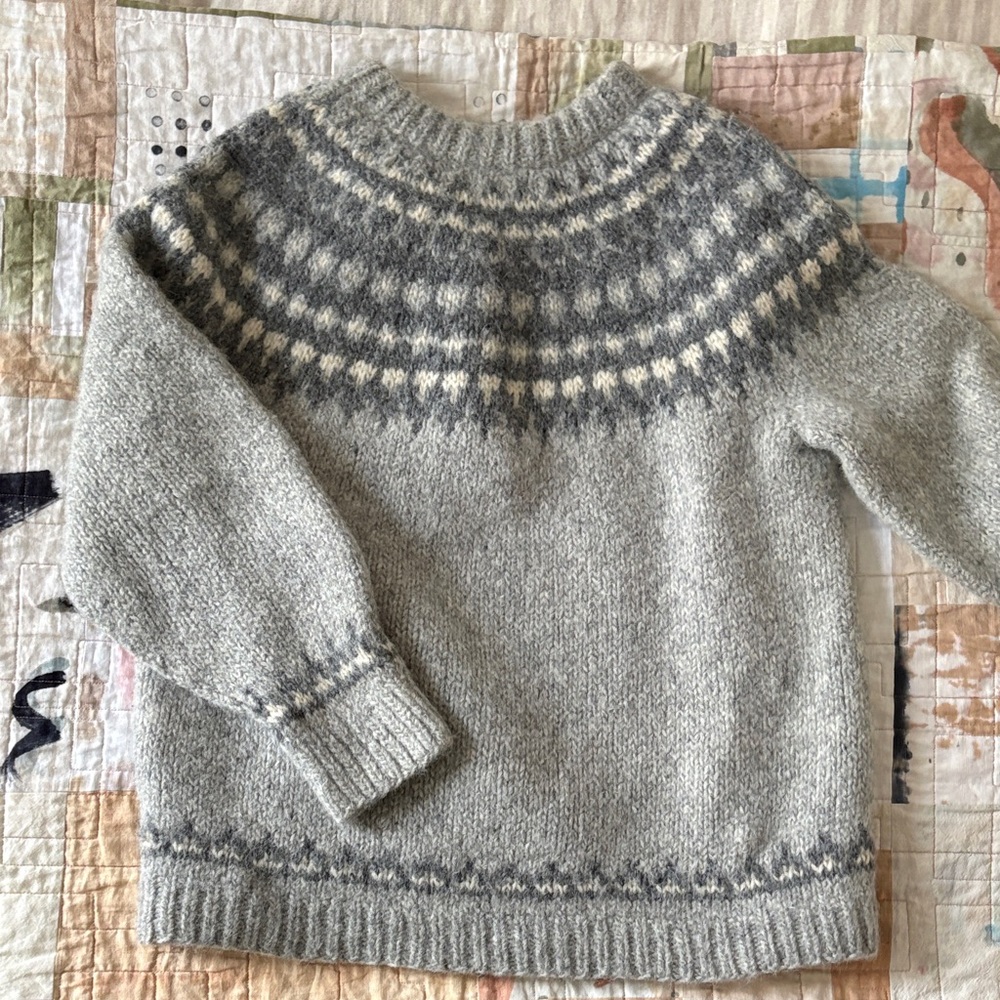 Handmade Icelandic wool sweater